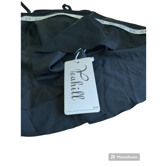 Women’s Swimming Suit Top Only Black Medium D38 - Picture 8 of 10